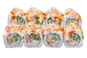 Роли Спайсі рол із запеченим лососем Ебоші суші Миколаїв