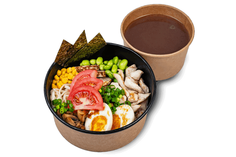 Максі Рамен з куркою в Ебօші суші Миколаїв