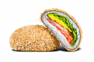 Суші бургер з вугром в Ебоші суші Миколаїв