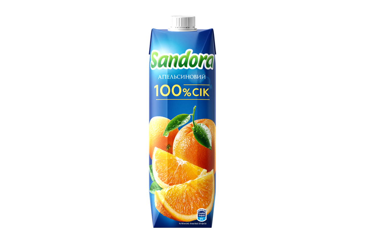 Напій Сік Sandora Апельсин 0.95